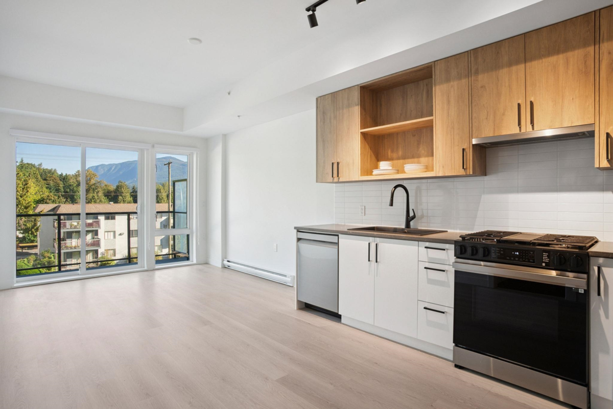 Exterior Rear Photo of 105 1100 Clarke Road, Port Moody, BC