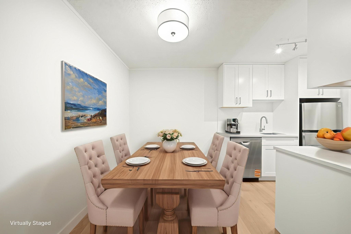 Kitchen Island Photo of 102 7591 Moffatt Road, Richmond, BC