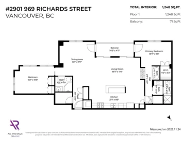 2901 969 Richards Street, Vancouver, BC, Vancouver — Apartment/Condo for sale