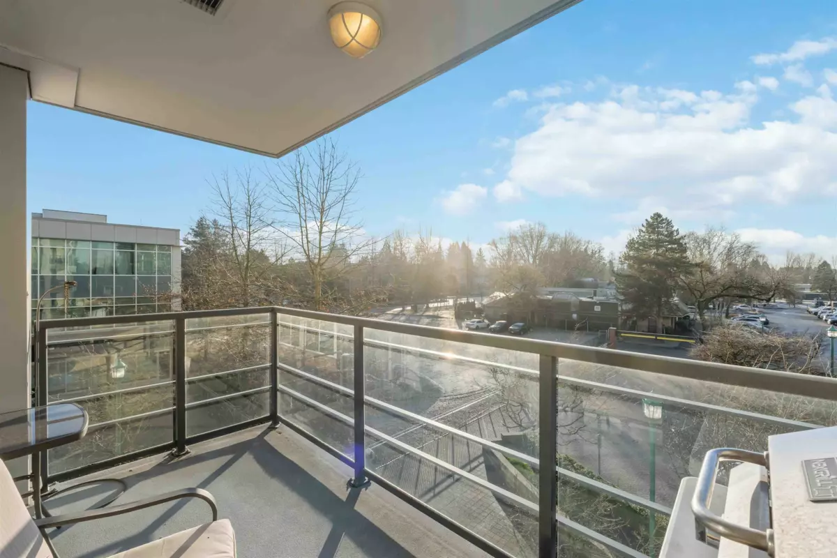 Aerial View of 308 12069 Harris Road, Pitt Meadows, BC