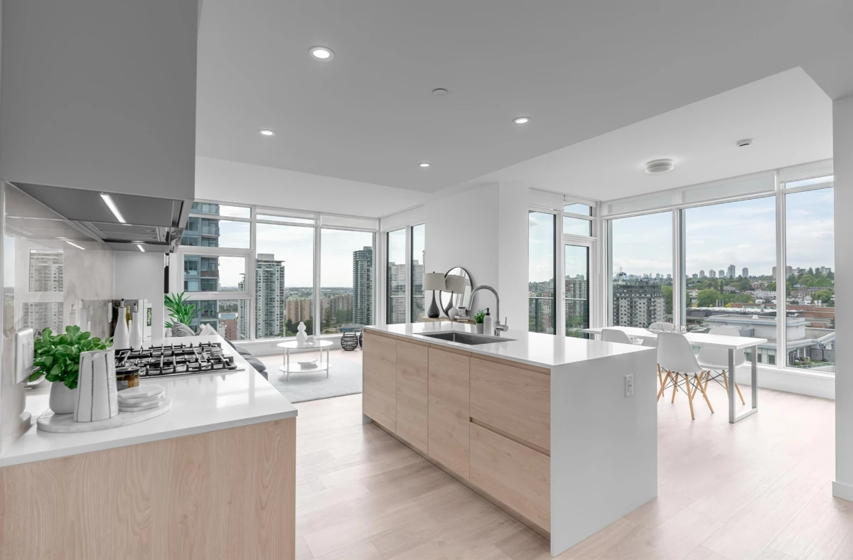 Dining Area Photo of 2104 660 Quayside Drive, New Westminster, BC