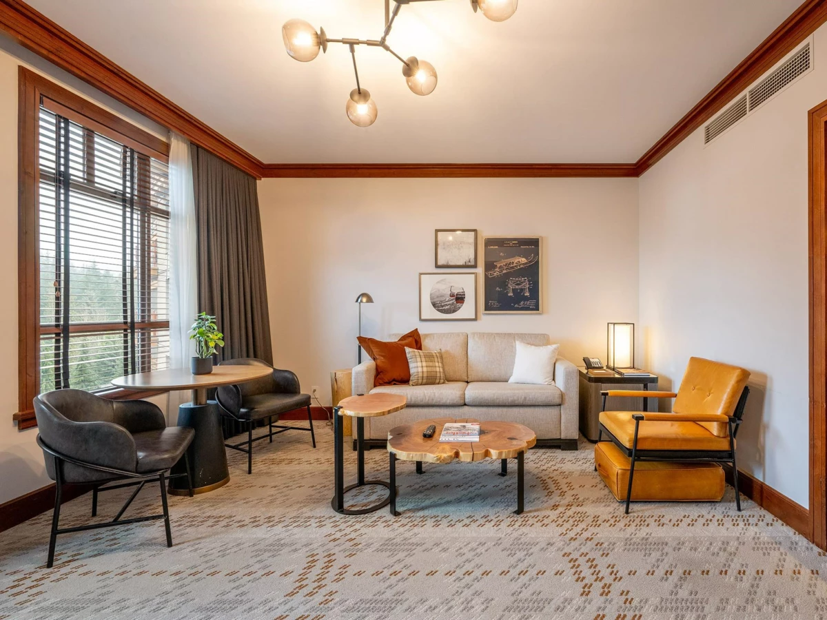 Living Room Photo of 539 4591 Blackcomb Way, Whistler, BC