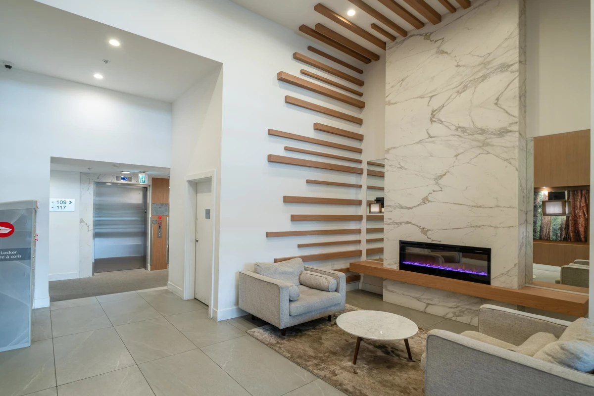 Aerial View of 404 7169 14th Avenue, Burnaby, BC