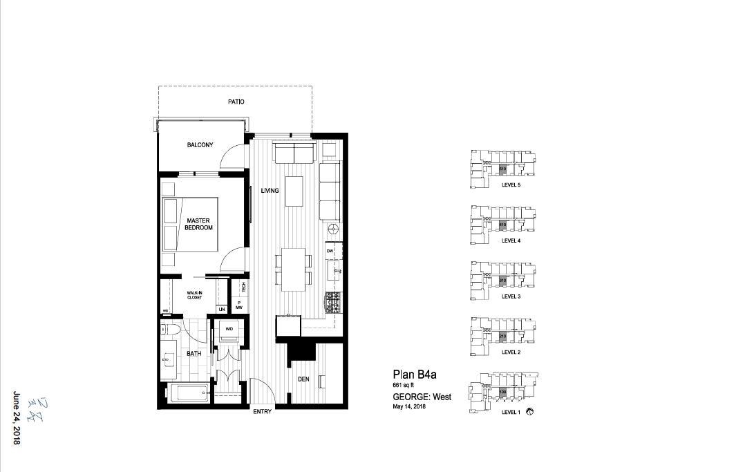 Basement Recreation Room Photo of 310 3018 St George Street, Port Moody, BC