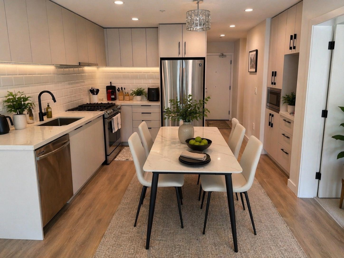 Dining Area Photo of 310 3018 St George Street, Port Moody, BC