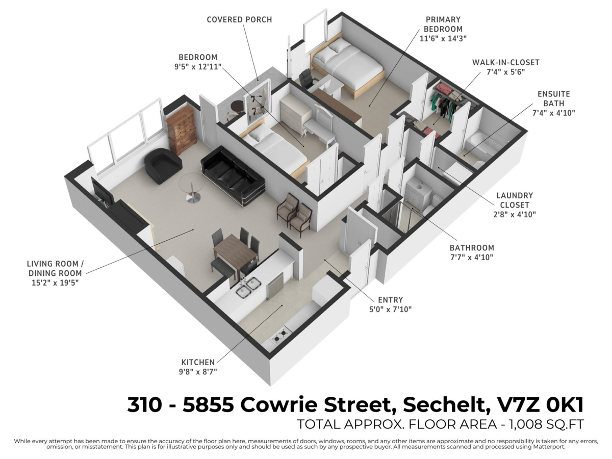 Exterior Rear Photo of 310 5855 Cowrie Street, Sechelt, BC