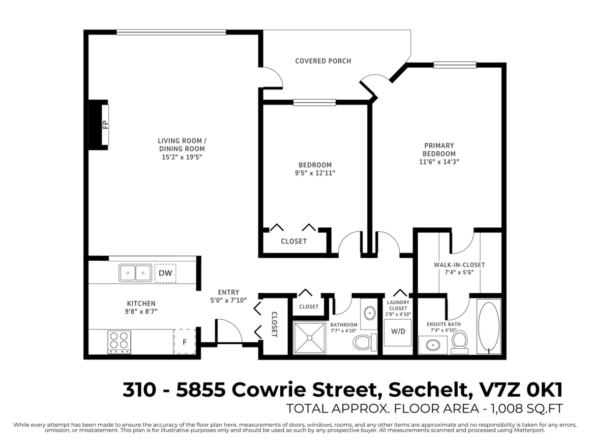 Living Room Photo of 310 5855 Cowrie Street, Sechelt, BC