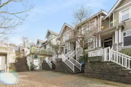 Aerial View of 319 W 59th Avenue, Vancouver, BC