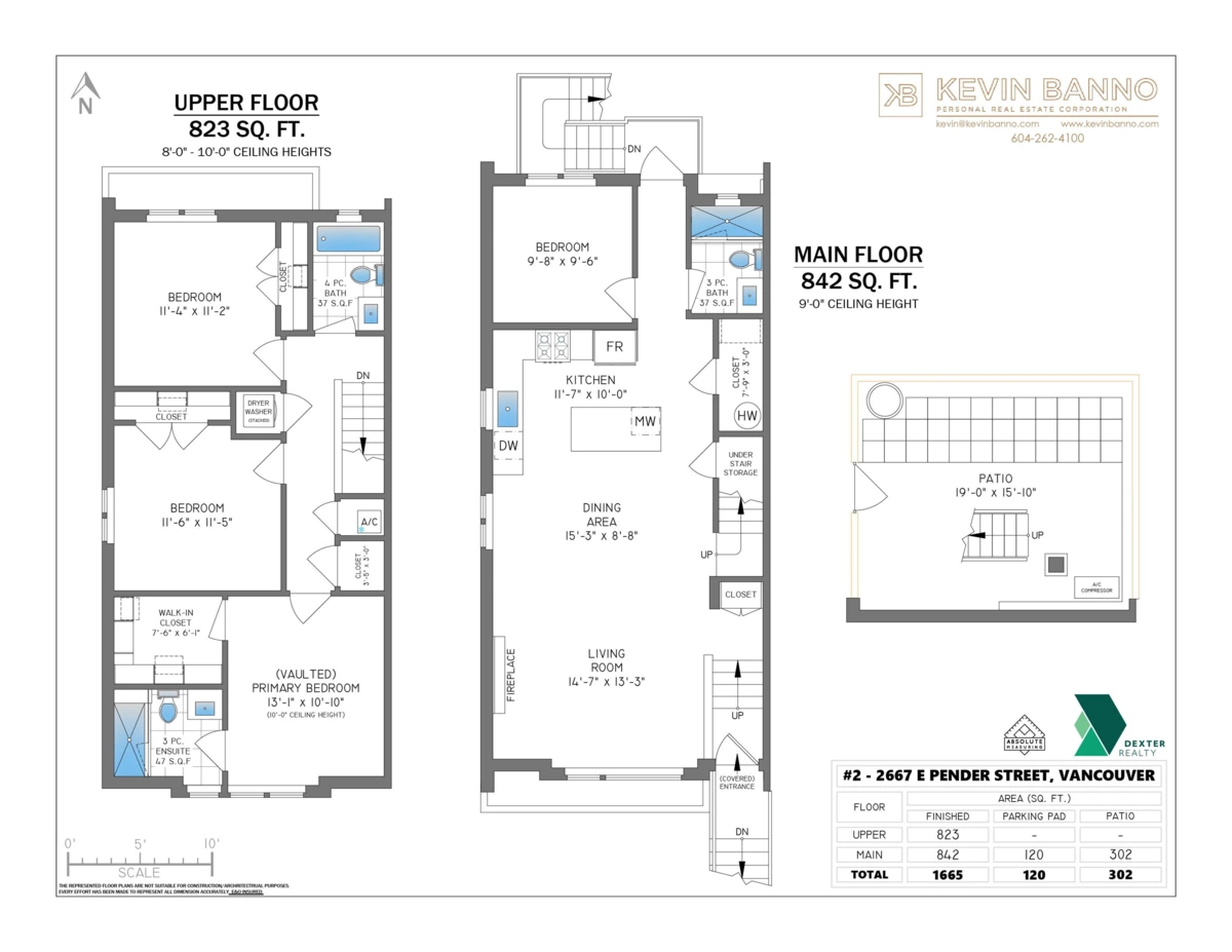 Outdoor Patio Photo of 3 2667 E Pender Street, Vancouver, BC