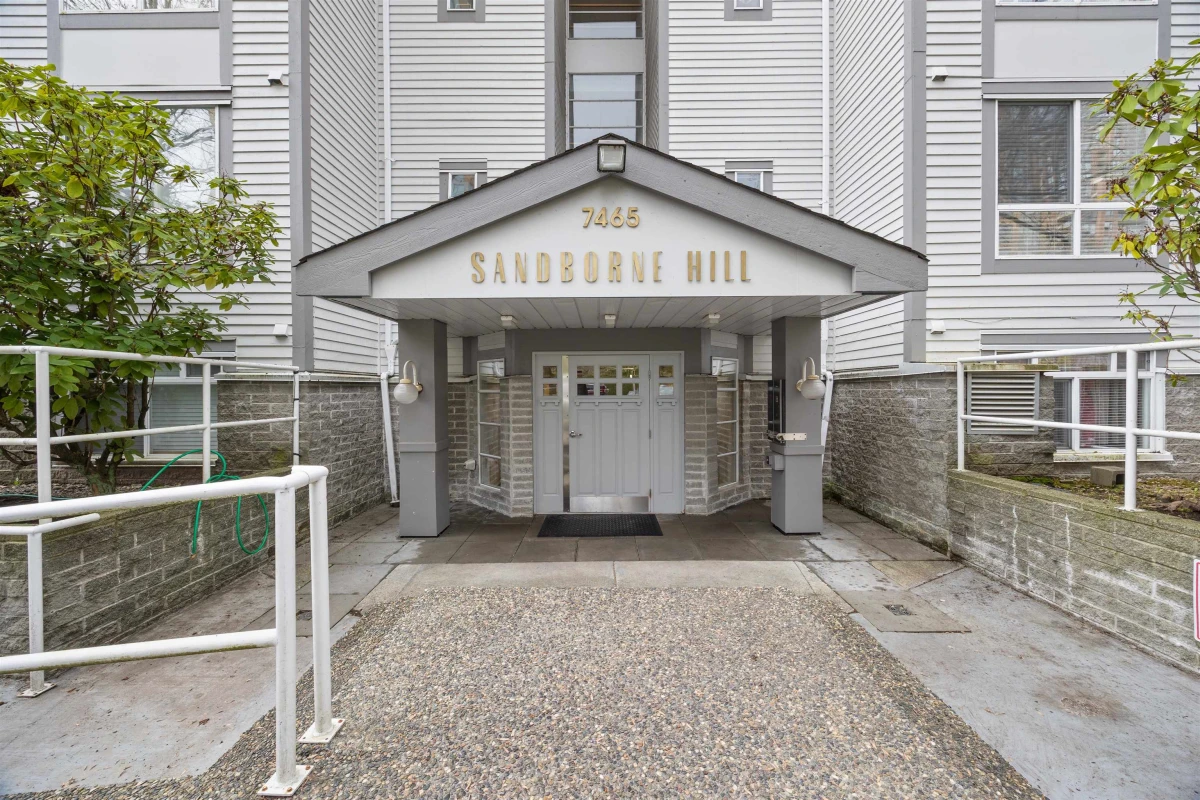 Exterior Rear Photo of 205 7465 Sandborne Avenue, Burnaby, BC