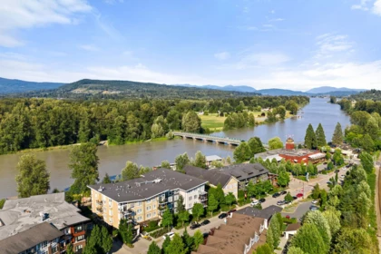 Aerial View of 207 23285 Billy Brown Road, Langley, BC