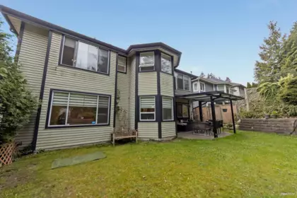 Aerial View of 128 Parkside Drive, Port Moody, BC