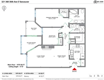 321 360 E 36th Avenue, Vancouver, BC, Vancouver — Apartment/Condo for sale