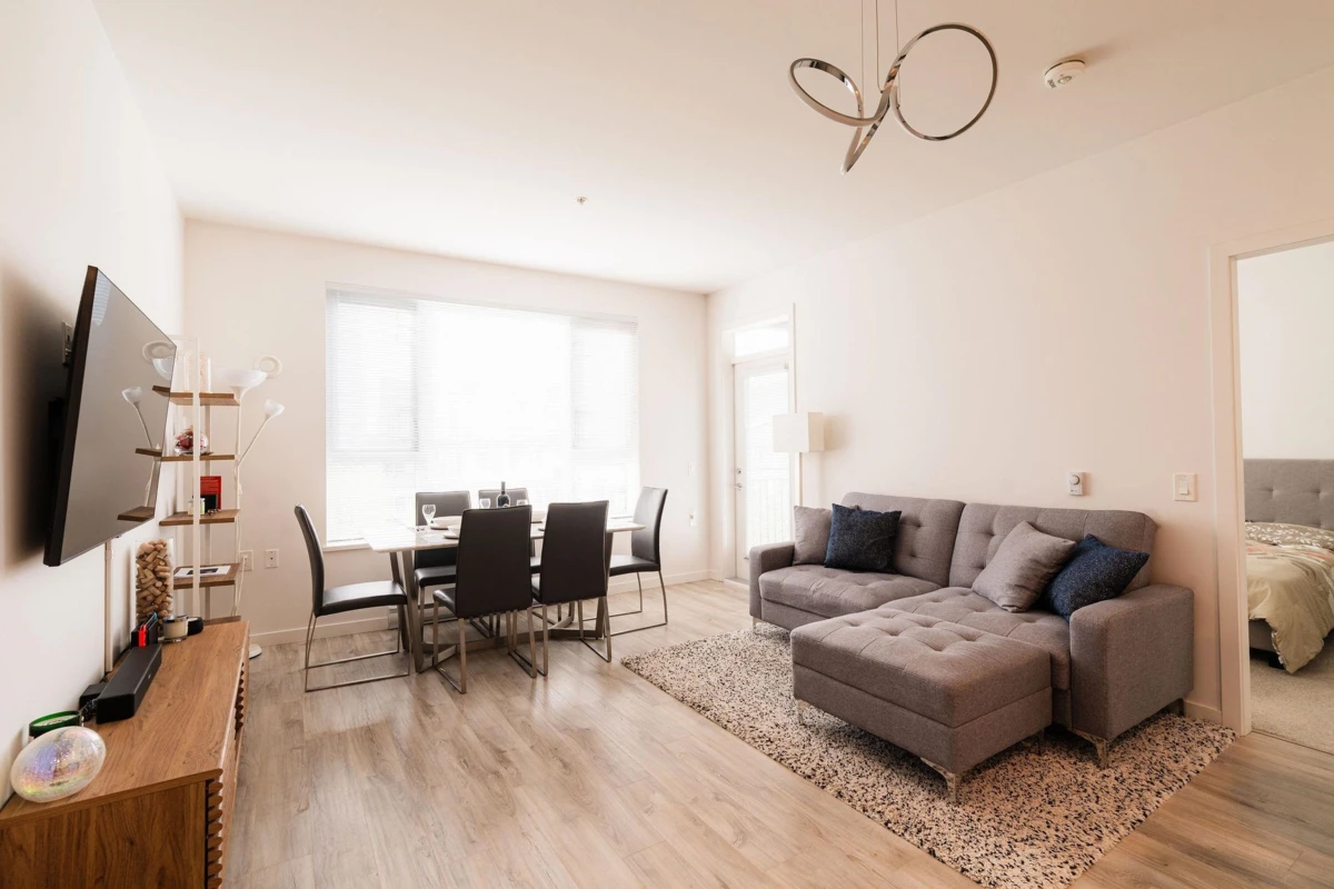 Living Room Photo of 302 621 Regan Avenue, Coquitlam, BC