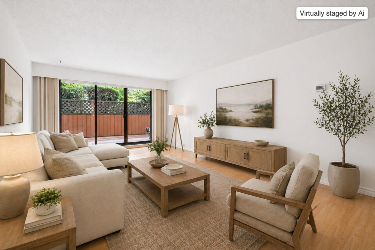 Living Room Photo of 202 410 Agnes Street, New Westminster, BC
