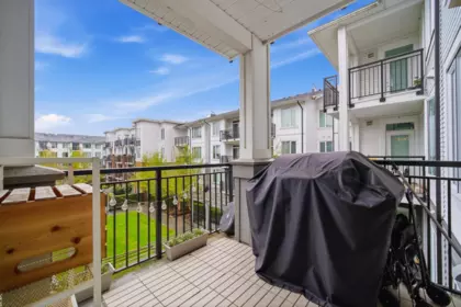 Outdoor Patio Photo of 339 9388 Mckim Way, Richmond, BC