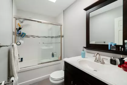 Garage Interior Photo of 132 2721 Atlin Place, Coquitlam, BC