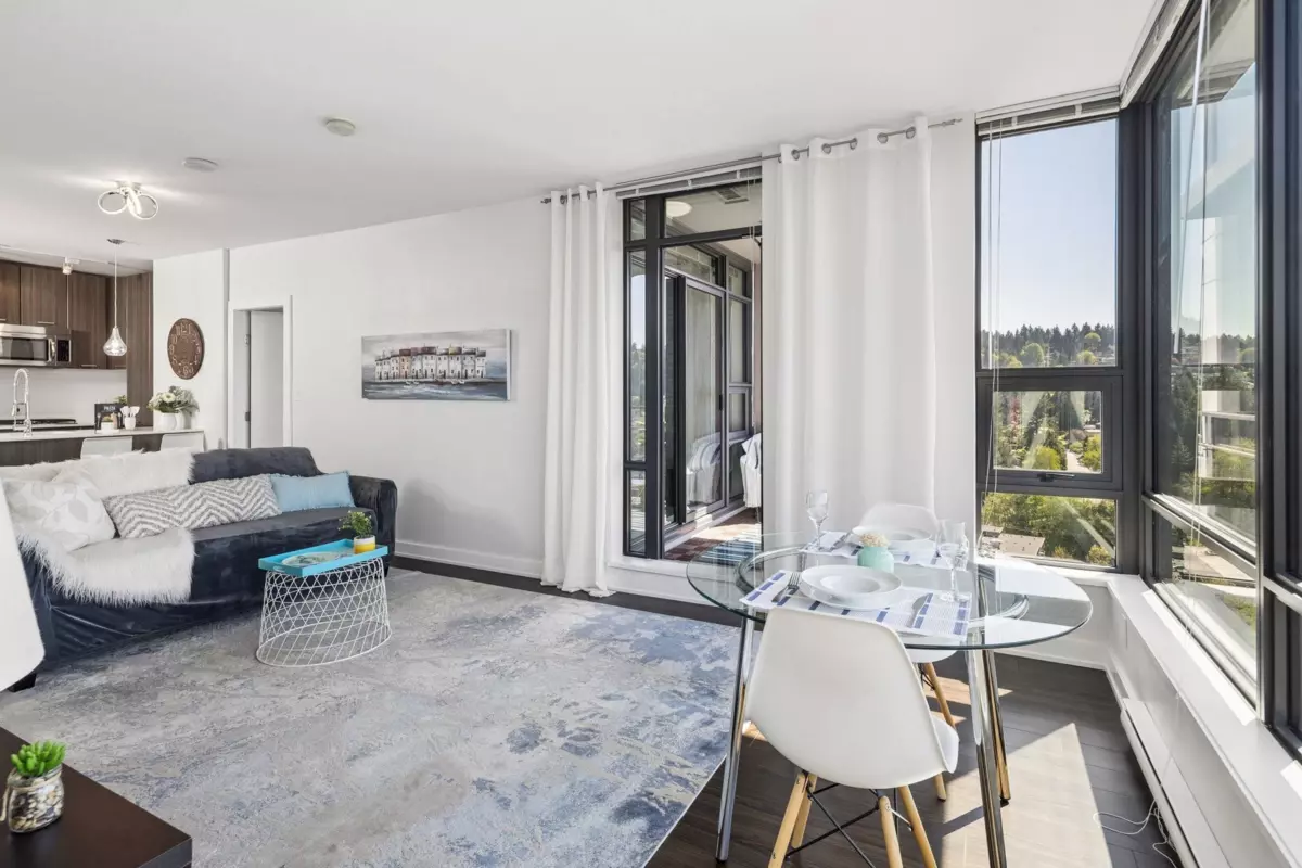 Dining Area Photo of 2202 301 Capilano Road, Port Moody, BC