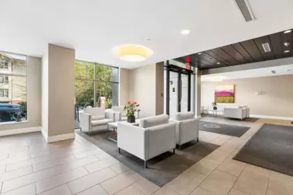 Entry Foyer Photo of 2202 301 Capilano Road, Port Moody, BC