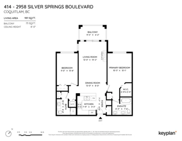 414 2958 Silver Springs Boulevard, Coquitlam, BC, Coquitlam — Apartment/Condo for sale