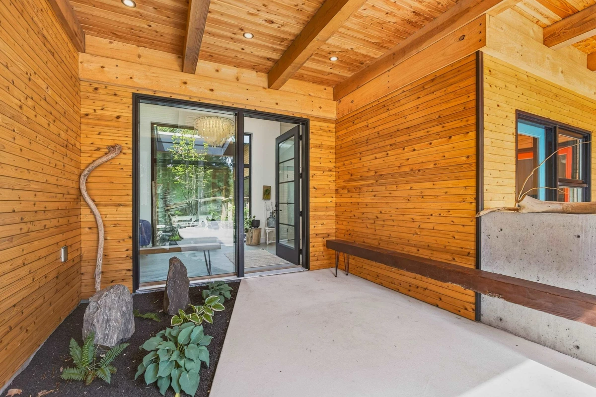 Exterior Rear Photo of 3022 Green Way, Roberts Creek, BC