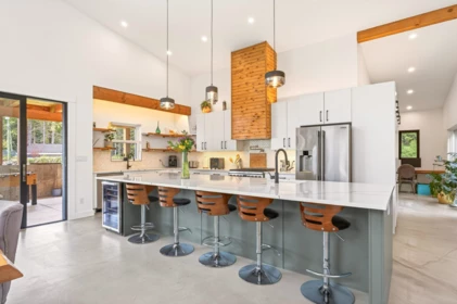 Kitchen Island Photo of 3022 Green Way, Roberts Creek, BC