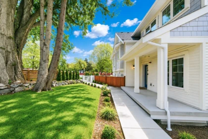 Aerial View of 970 Park Drive, Vancouver, BC