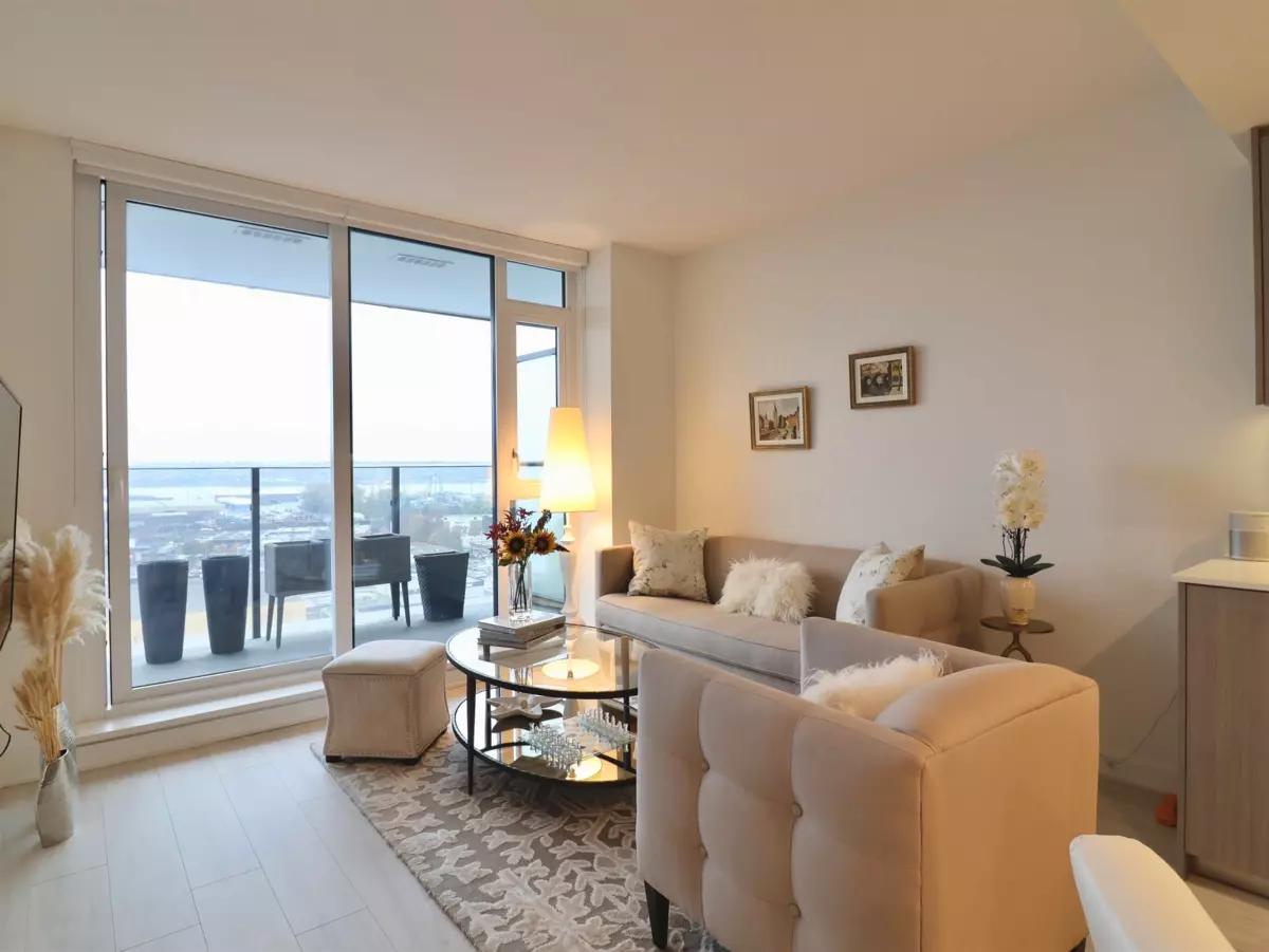 Living Room Photo of 1604 1401 Hunter Street, North Vancouver, BC