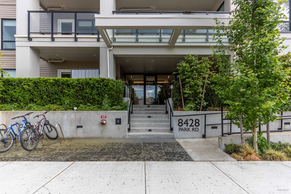 Exterior Rear Photo of 608 8428 Park Road, Richmond, BC