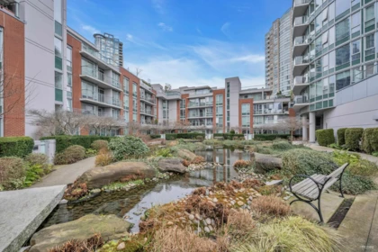 Aerial View of 3101 688 Abbott Street, Vancouver, BC