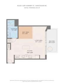 Garage Interior Photo of 2103 1289 Hornby Street, Vancouver, BC
