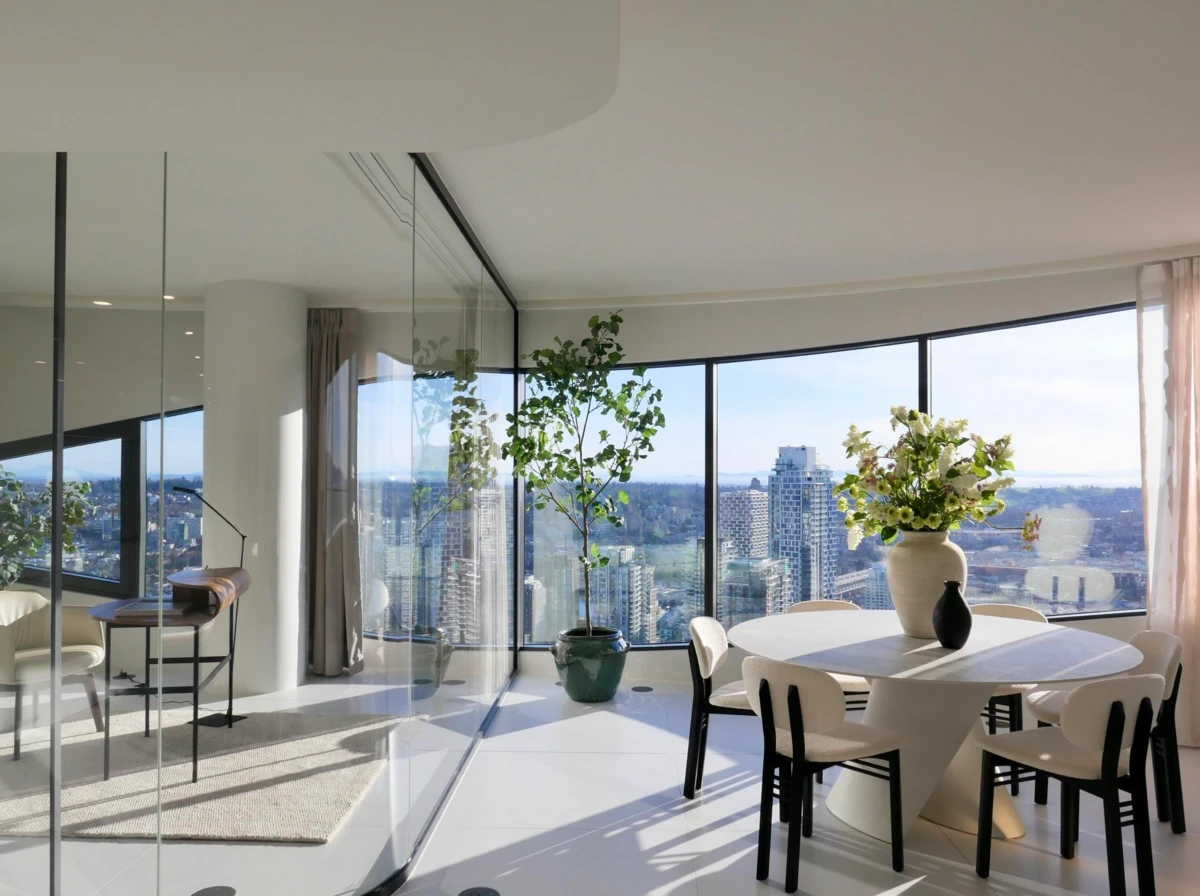 Dining Area Photo of 4002 1033 Nelson Street, Vancouver, BC