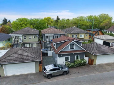Aerial View of 968 E 31st Avenue, Vancouver, BC