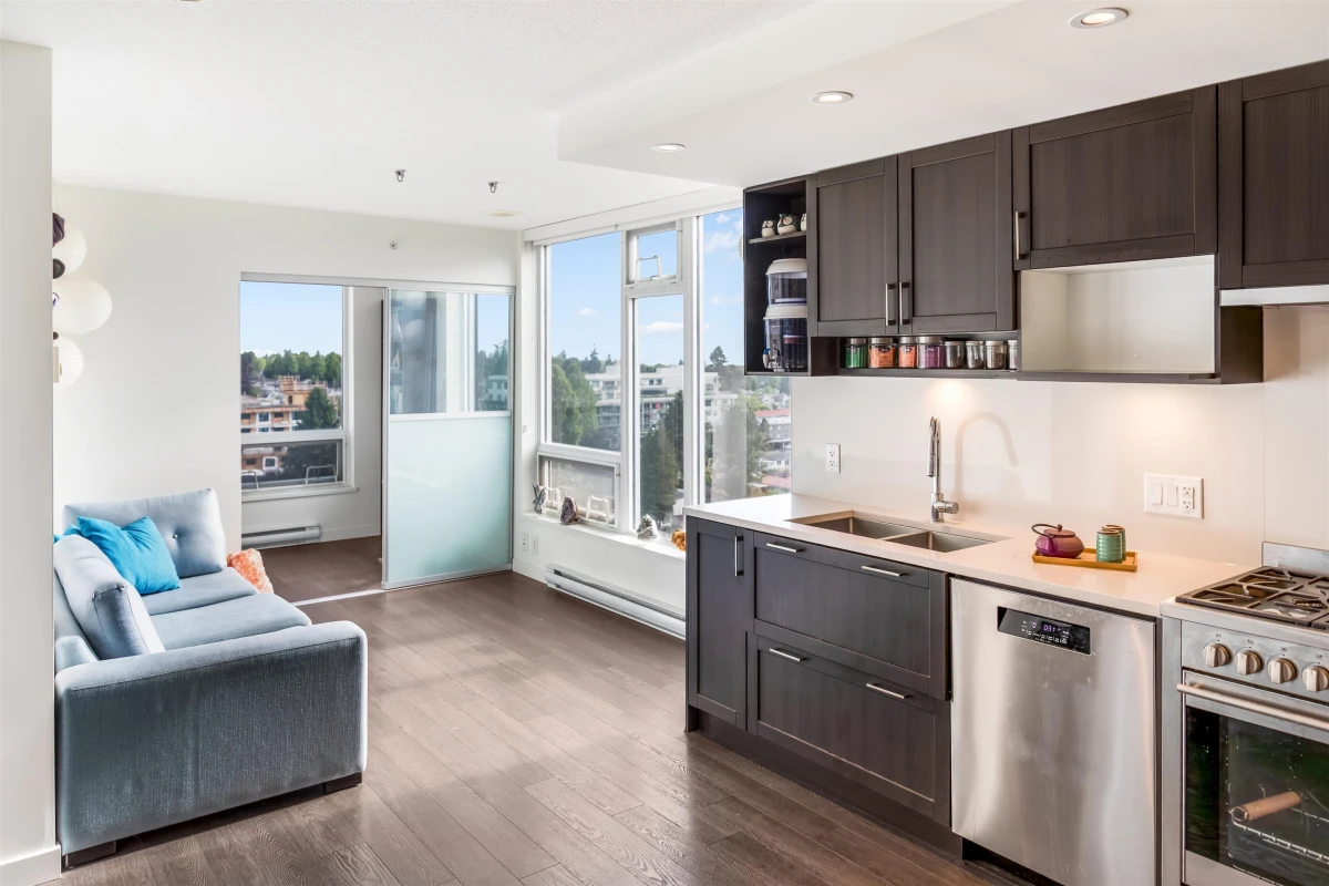 Living Room Photo of 1805 5470 Ormidale Street, Vancouver, BC