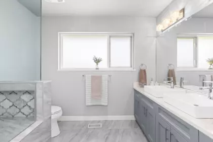 Powder Room Photo of 219 E 26th Street, North Vancouver, BC