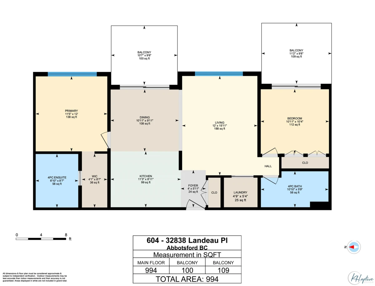 Exterior Rear Photo of 604 32838 Landeau Place, Abbotsford, BC