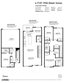 Aerial View of 6 7127 193a Street, Surrey, BC