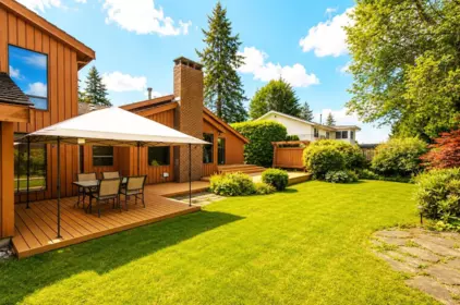 Aerial View of 588 Hillcrest Street, Coquitlam, BC