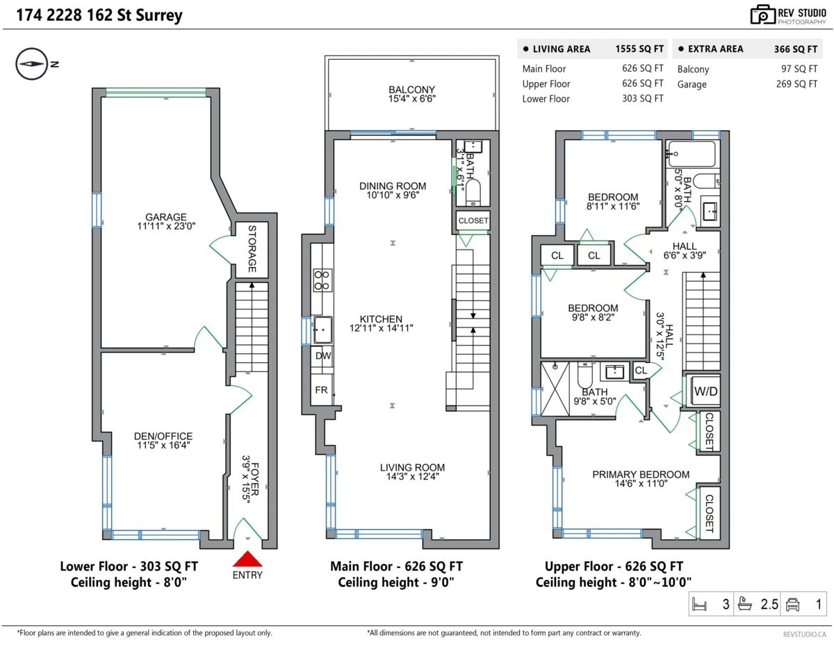 Dining Area Photo of 174 2228 162 Street, Surrey, BC