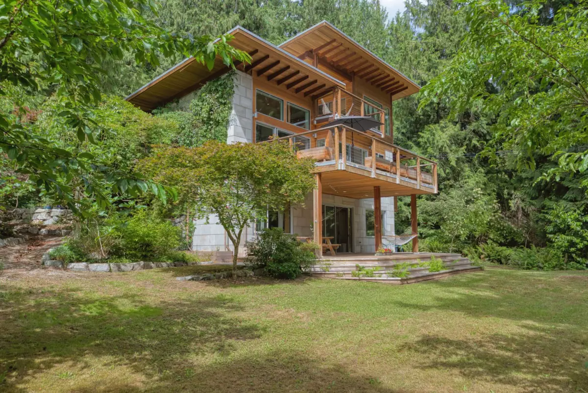 Exterior Rear Photo of 1111 Emery Road, Roberts Creek, BC