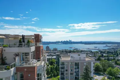 Aerial View of 1505 160 W Keith Road, North Vancouver, BC