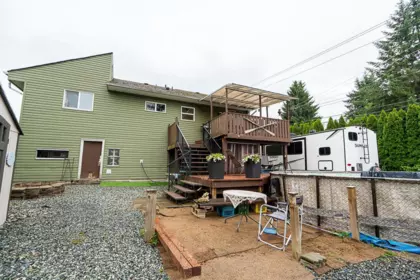 Aerial View of 8015 Caribou Street, Mission, BC