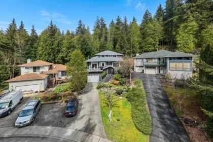 Aerial View of 1014 Lanark Place, Squamish, BC