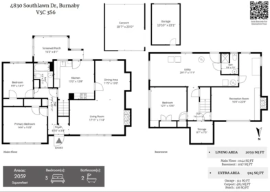 Playground / Recreational Area Near 4830 Southlawn Drive, Burnaby, BC