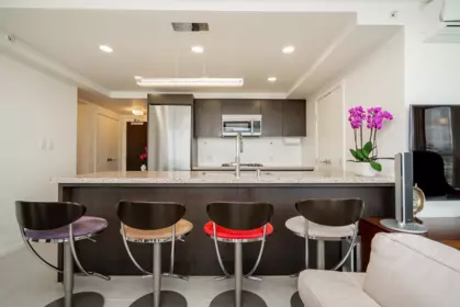 Kitchen Island Photo of 1607 7988 Ackroyd Road, Richmond, BC