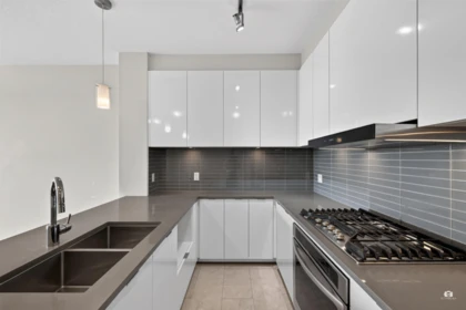 Kitchen Island Photo of 603 9399 Alexandra Road, Richmond, BC