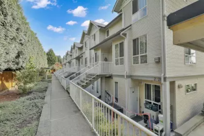 Exterior Rear Photo of 45 2728 Chandlery Place, Vancouver, BC