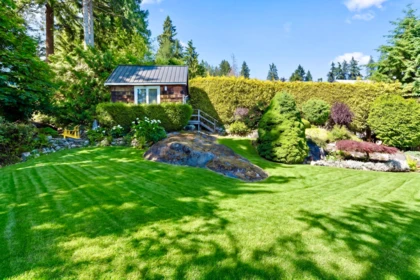 Aerial View of 445 N Oxley Street, West Vancouver, BC