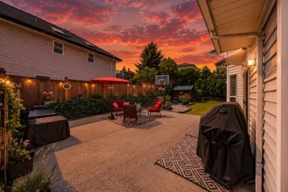 Aerial View of 1328 Honeysuckle Lane, Coquitlam, BC