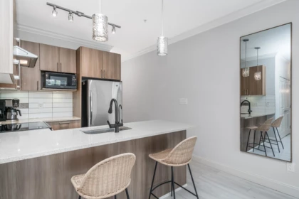 Kitchen Island Photo of 101 11566 224 Street, Maple Ridge, BC